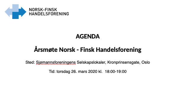 AGENDA