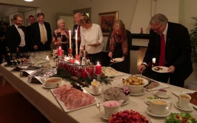 Vakker musikk og hyggelig stemning på foreningens julefest